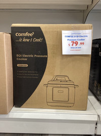 COMFEE 8 Qt Electric Pressure Cooker CPC80D7ASB