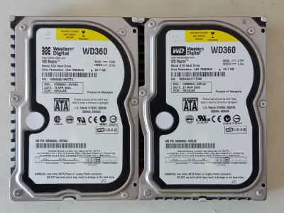WD Raptor 36GB Had Drives, View more