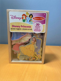 Disney Princess Wooden Magnets By Melissa & Doug - NEW
