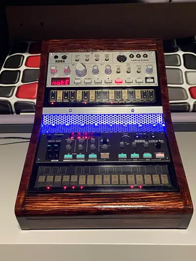 Korg Synths with Custom Cabinet, View more