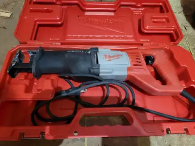Milwaukee Sawzall reciprocating saw, View more
