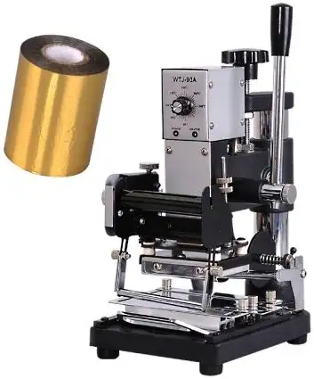 Printing or hot stamping your own design, logo, pattern or texts on paper, leather, plastic, cloth,...