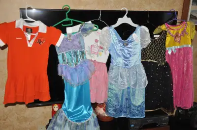 Some are new. dresses for girls 5-6 years old