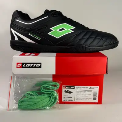 [BRAND NEW] LOTTO ULTRA PRESS INDOOR CLASSIC GREEN SOCCER SHOES, View more