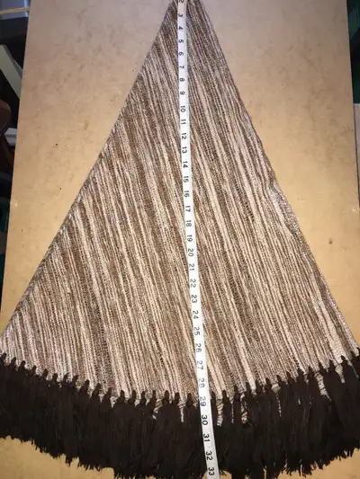 Round fringed tablecloth, View more