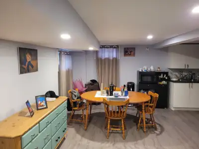 Spacious 900 square foot 2 bedroom basement apartment in Old South. Lovely quiet neighbourhood, clos...