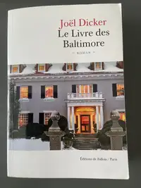 Le livre des Baltimore (Joël Dicker)