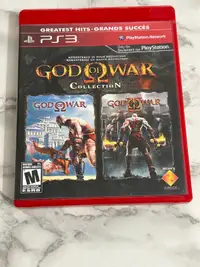 PS3 God Of War Collection 1 & 2 Games Complete W/Manual Sony Pla