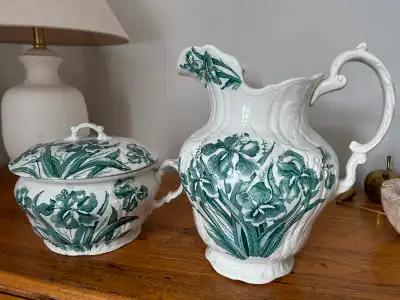 Antique wash basin set, View more