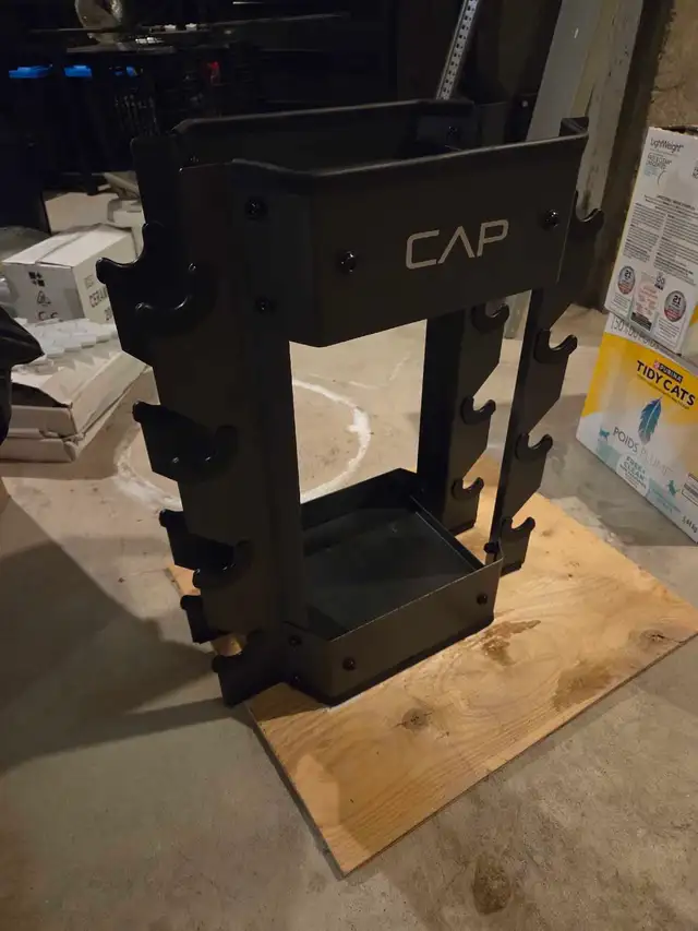 SOLD ---- metal dumbell weight rack in Exercise Equipment in Ottawa - Image 3