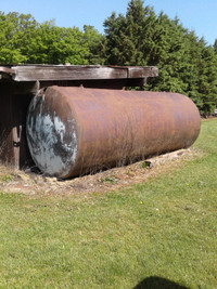 Steel tank 3600 gal.