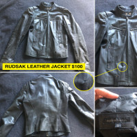 Rudsak Women Leather Jacket $60
