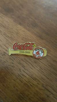 Boston Red Sox / Coca-Cola 100 Years Lapel Pin 1901 - 2001