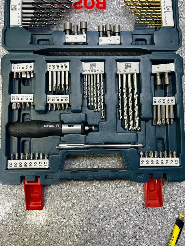 Bosch MS4091 91 PC Drill/Driver Bitset64656290655363122