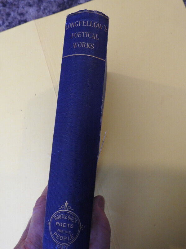 Antique Book: Longfellow’s Poetical Works published 1891 in Fiction in Hamilton - Image 2