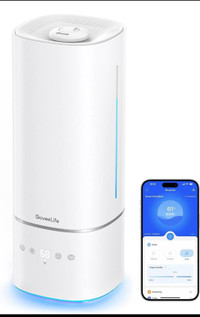 GoveeLife Smart 6L Humidifiers for Home Large Room, Top Fill Col