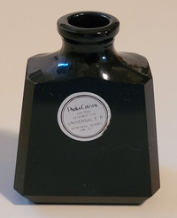 Vintage Rare Black Parka Crystal Bottle 24% PbO  - 3" Tall