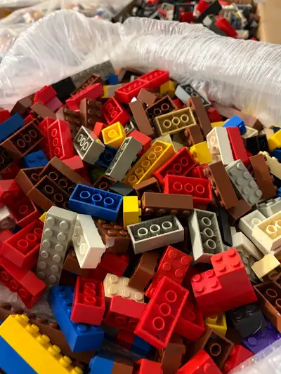 LEGO lot THOUSANDS of pieces mixed parts blocks set, View more