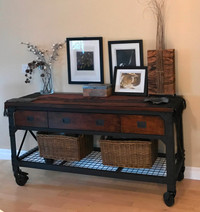 Industrial-style Workbench/Sideboard  SOLD