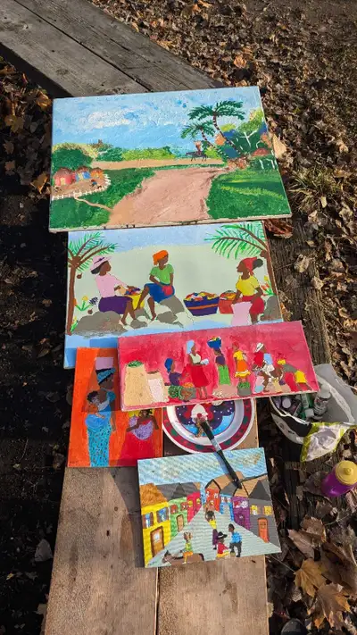 petit tableau de déco exotiques , View more