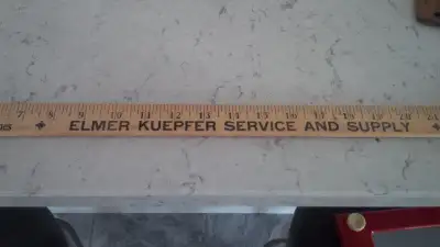 Yard/Meter Stick, Elmer Kuepfer Service & Supply, Linwood, View more