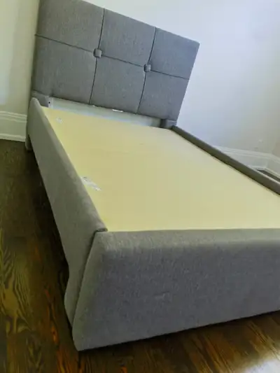 Moving sale- Full-size bed and mattress (great condition), View more