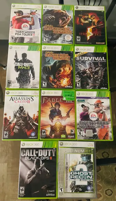 11 Xbox 360 games for $45!, View more