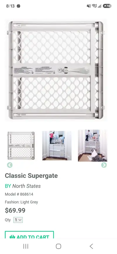 Adjustable Gate, View more