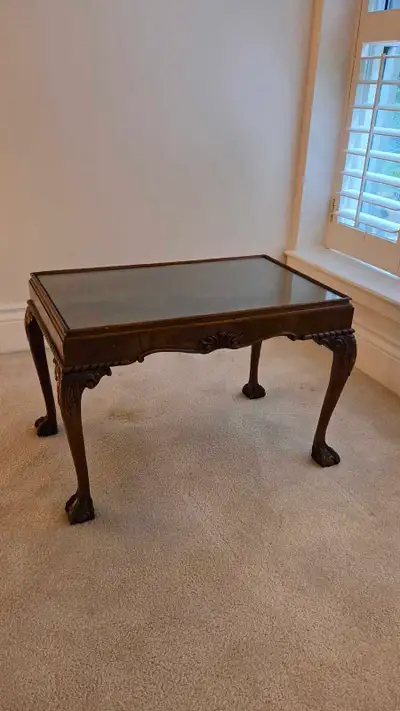 Vintage Queen Anne or Chippendale Coffee Table, View more