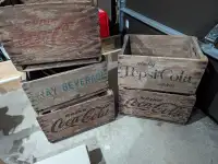 Old Wooden Pop Crates