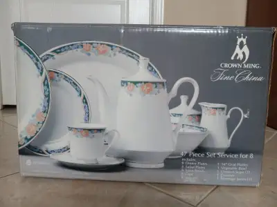 Brand new dish set 47pcs, View more