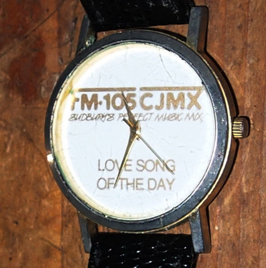 Vintage 1980's Sudbury Memorabilia Radio Station Watch FM-105 in Jewellery & Watches in Sudbury