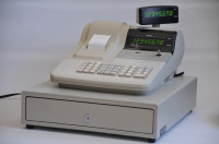 Casio PCR-408 cash register and Magner 35 bill counter