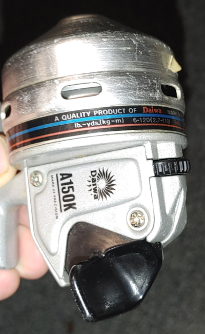 Daiwa A150K Mark of Precision fishing reel, View more