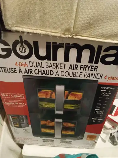 Gourmia Dual Basket Air Fryer, View more