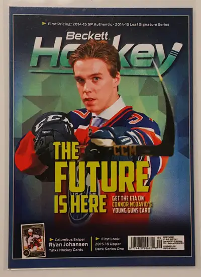 2015 Beckett Covers Toronto Fall Expo Connor McDavid Card, View more