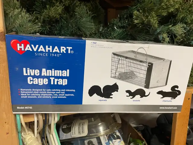 live trap - squirrels, small rabbits.