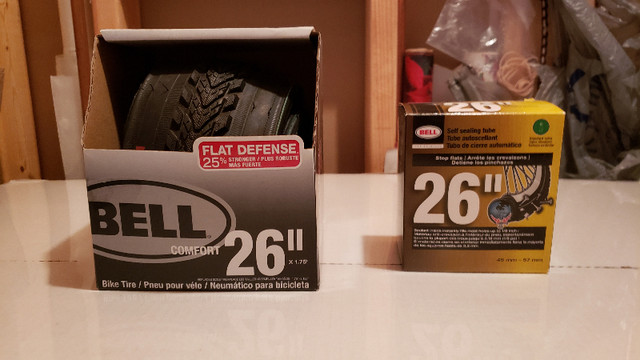 Bell 26 inch Bicycle Tire & inner Tube for sale in Frames & Parts in Markham / York Region - Image 3