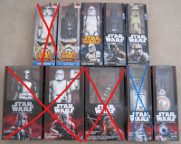 Star Wars 12" inch Action Figures (Rebel, TFA, R1, Clone War) BN
