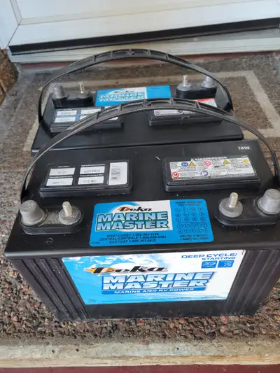 2 deep cycle batteries, View more