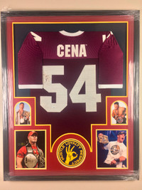 John Cena Signed Jersey Framed JSA