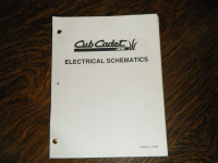 Cub Cadet  Tractors Electrical Schematics Manual