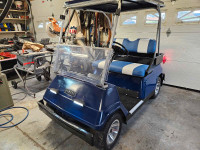 Restored Yamaha golf cart