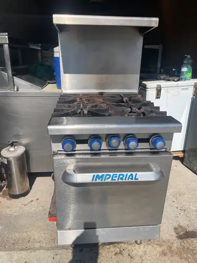 Imperial 4 burners stove /oven 