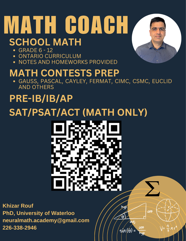 Math Tutor – Grades 6–12 | IB, AP & Math Contests