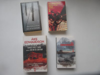 3 livres Ake EDWARDSON Romans policiers Série Erik Winter