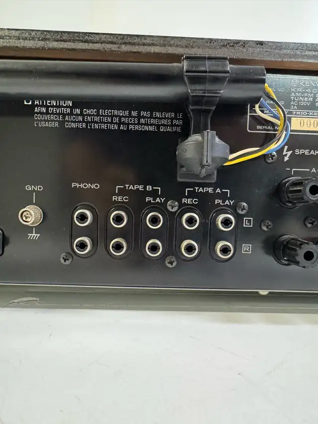 Vintage Kenwood KR-4010 AM/FM Stereo Receiver Wooden Case  in Stereo Systems & Home Theatre in City of Toronto - Image 10