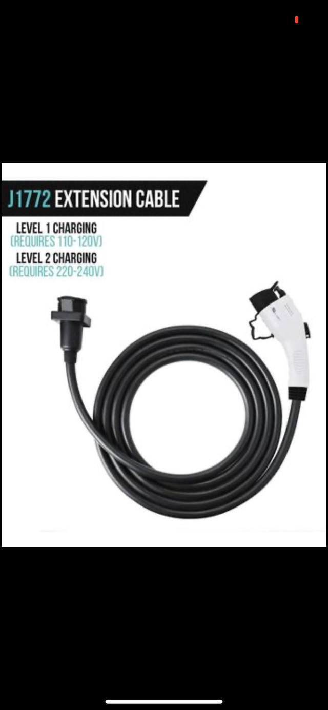 J1772 EV 40ft Extension Cord for hybrid/electric vehicles in Other Parts & Accessories in Bedford - Image 2