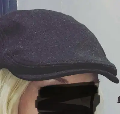 Big-It Up Black Newsboy Cap - Size L/G (New Condition) , View more