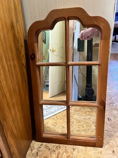 Pine Window Mirror , View more